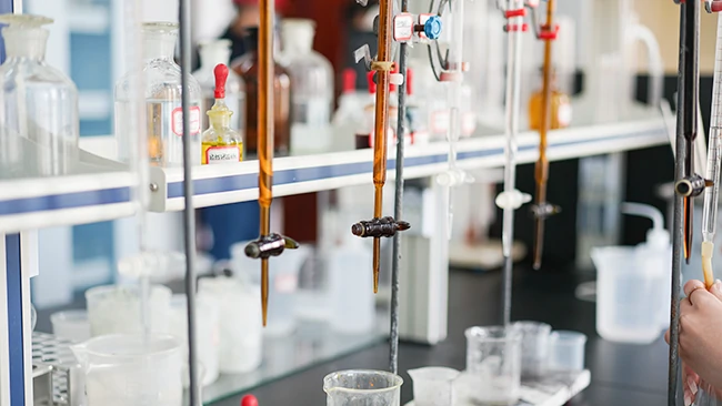 Inspection of sodium chlorite and chlorine dioxide chemicals
